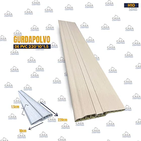 GUARDAPOLVO PVC 220CM*10CM PASACABLES