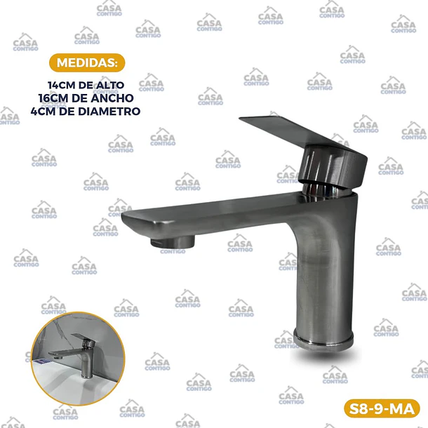  LLAVE MONOMANDO MATTE