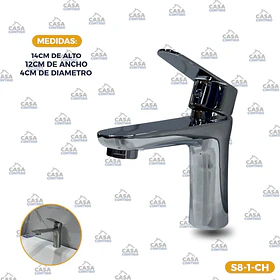 LLAVE MONOMANDO CHROME