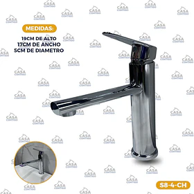 LLAVE MONOMANDO CHROME