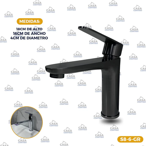 Llave Monomando GRAY
