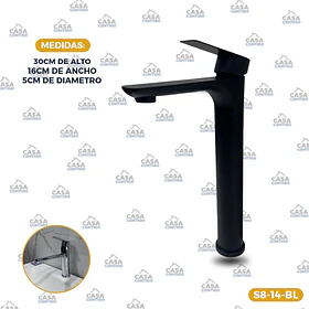 LLAVE MONOMANDO ALTA BLACK