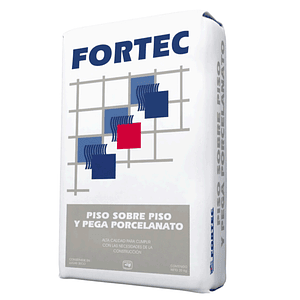 Piso sobre Piso y Pega Porcelanato Fortec 20kg