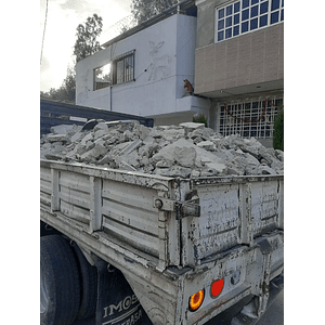 RETIRO DE ESCOMBRO O CASCAJO EN CDMX x metro cúbico