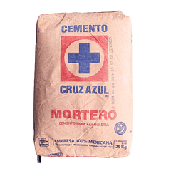 Mortero Cemento de Albañilería Cruz Azul 25kg