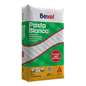 PEGAZULEJO ADHESIVO BEXEL PASTABLANCA 20kg