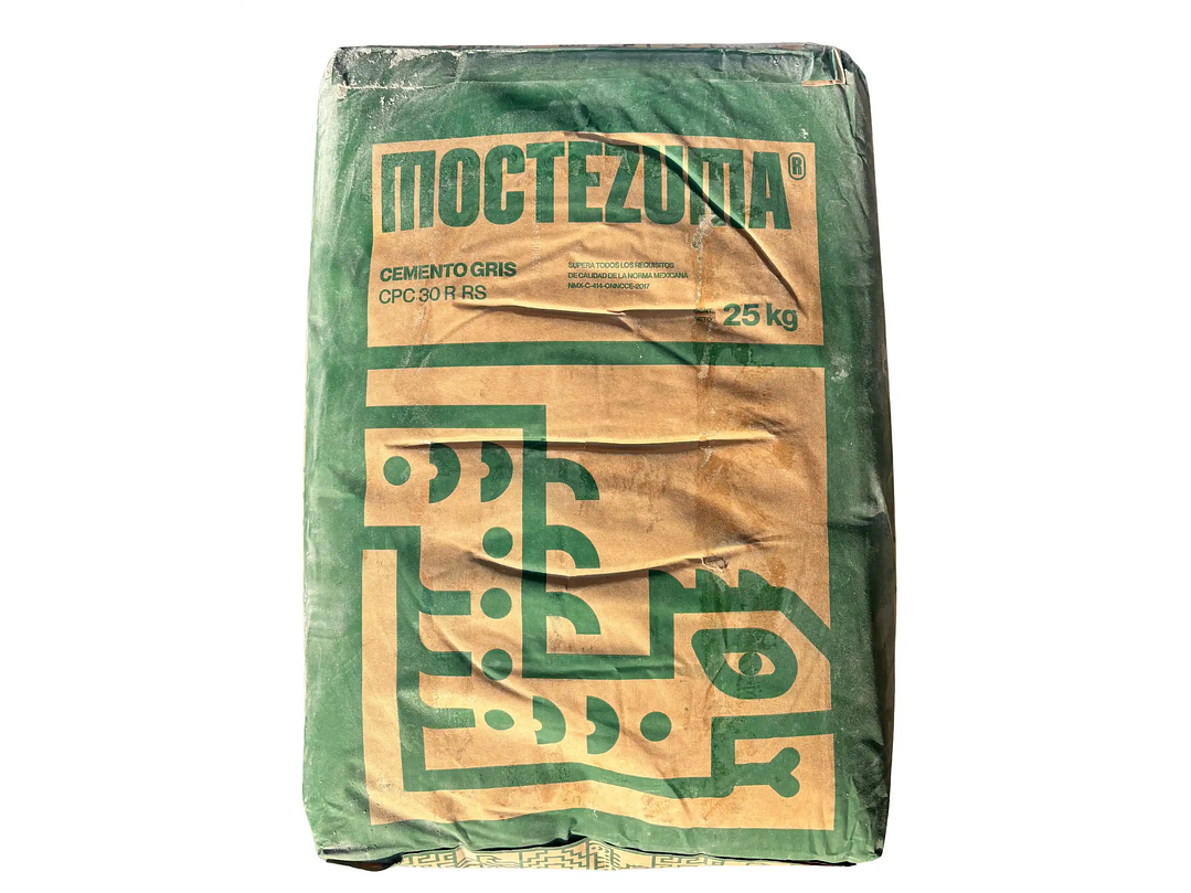 Cemento Gris CPC 30 R RS 25kg Moctezuma 1