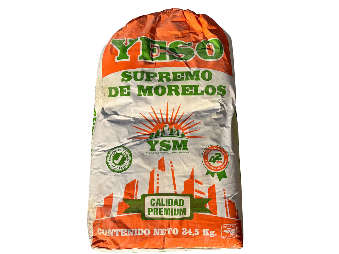 YESO SUPREMO DE MORELOS 34.5 KG  1
