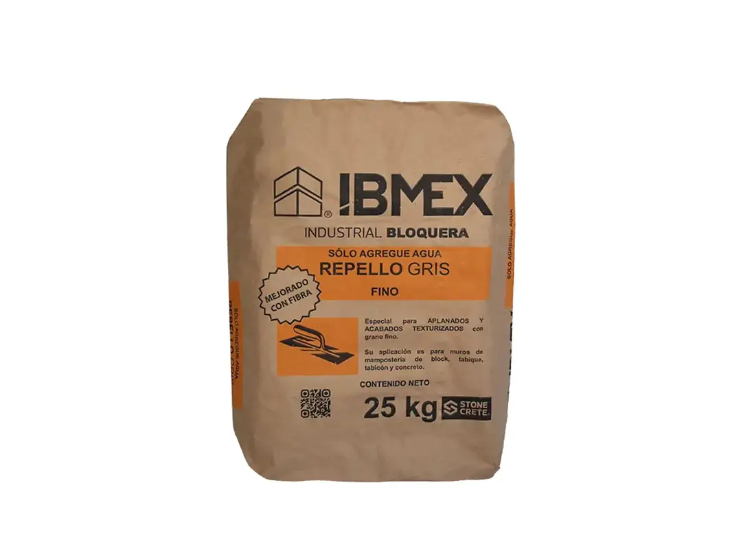 REPELLO FINO GRIS STONE CRETE 25KG 1