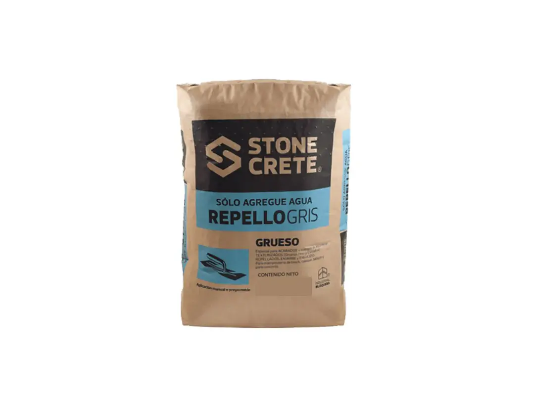 REPELLO GRUESO GRIS STONE CRETE 25KG 1
