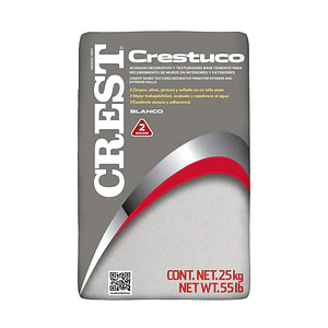 Estuco Blanco Crestuco 25kg