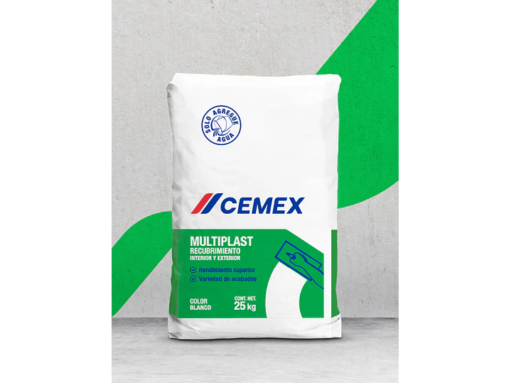 MULTIPLAST RECUBRIMIENTO CEMEX 25KG 1