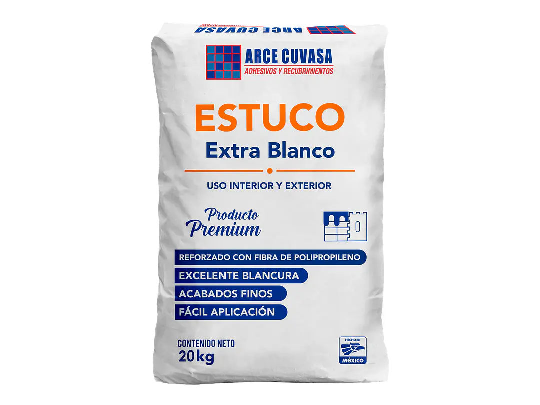 Estuco Extra Blanco Arce Cuvasa 20kg 1