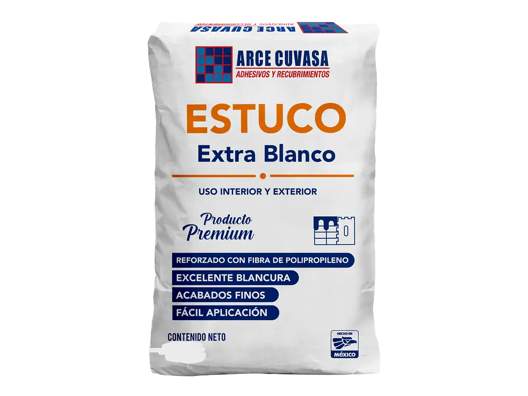 Estuco Extra Blanco Arce Cuvasa 20kg 1