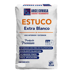 Estuco Extra Blanco Arce Cuvasa 20kg