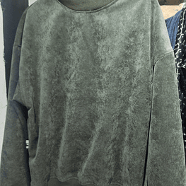 buzo pana verde militar 