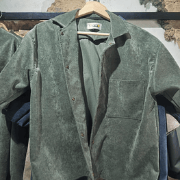 camisa boxyfit pana verde 