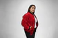 chaqueta cuadrado roja - Miniatura 1