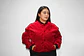 chaqueta cuadrado roja - Miniatura 5