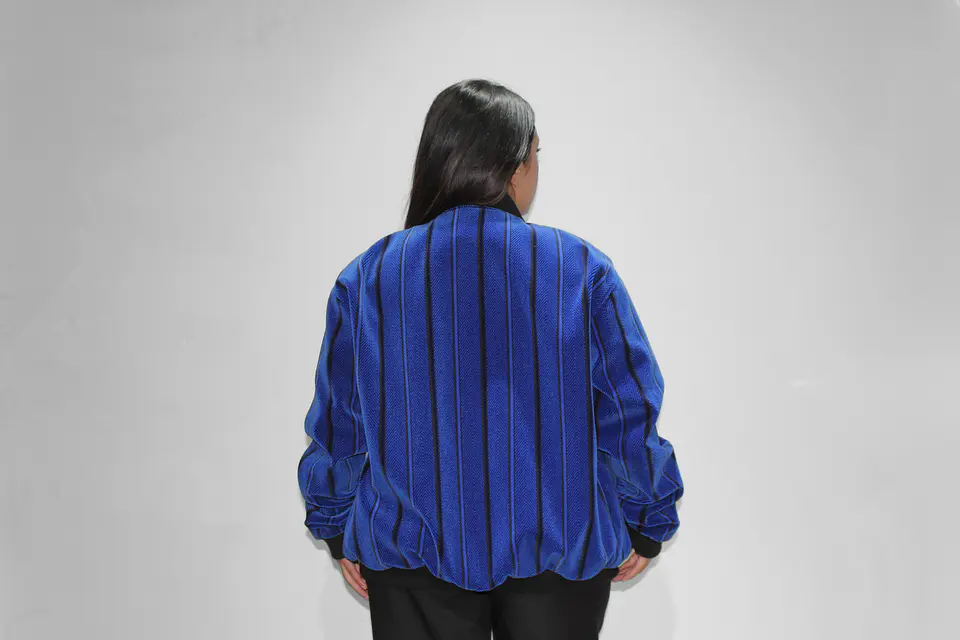 chaqueta azul 