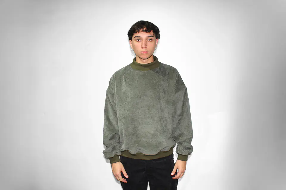 buzo pana verde militar  1