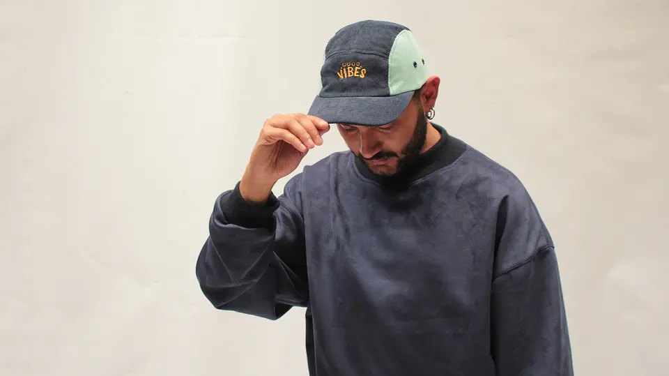 Gorra Good Vibes Pana Azul 3