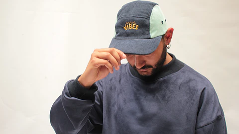 Gorra Good Vibes Pana Azul