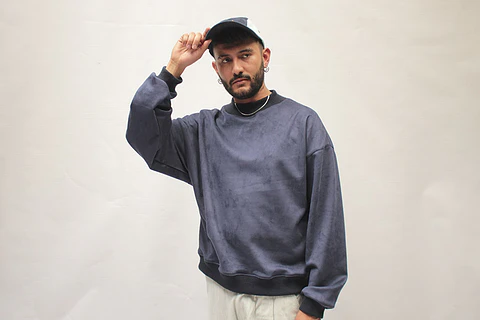 Boxy Gamuza Azul