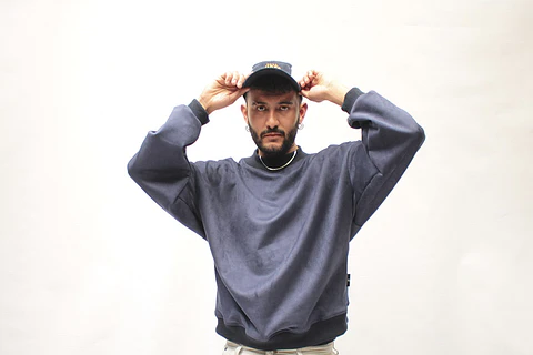 Boxy Gamuza Azul