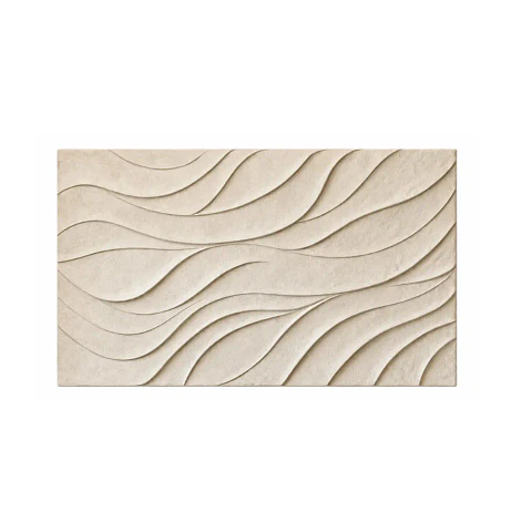 Cuadro decorativo pintado a mano y texturizado Fluir