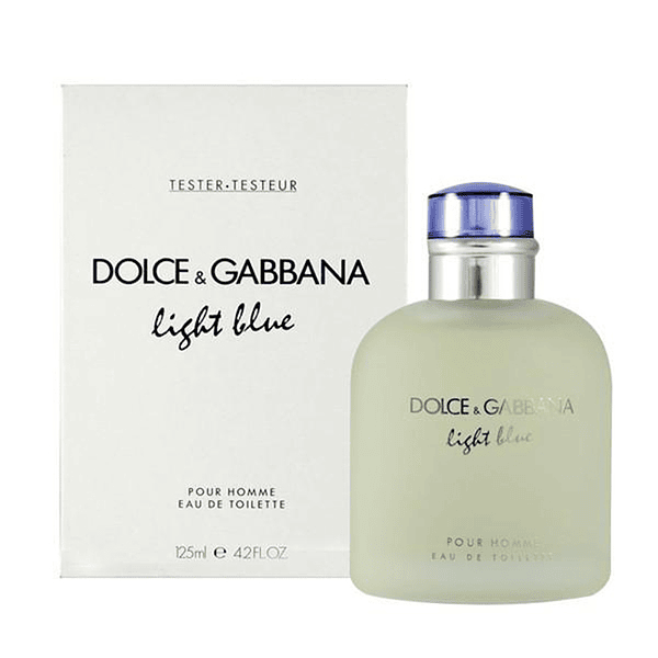 PERFUME DOLCE & GABBANA LIGHT BLUE EDT 125ML HOMBRE (TESTER) 1