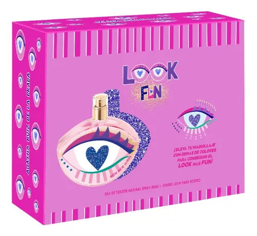 Estuche Agatha Ruiz De La Prada Look Fun Edt 80 Ml Mujer + Stickers Pegatinas 1