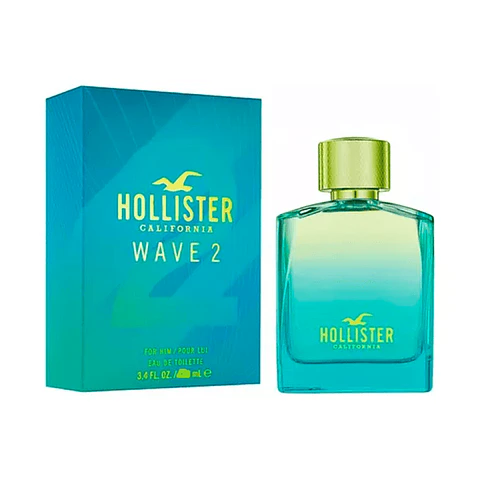 Perfume Hollister Wave 2 EDT 50ML Hombre