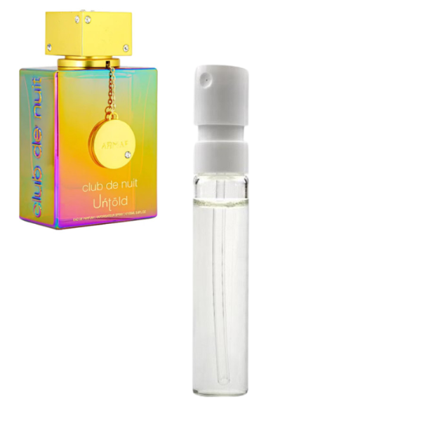 Perfume Armaf Club de Nuit Untold 10 ML Unisex Decants 1