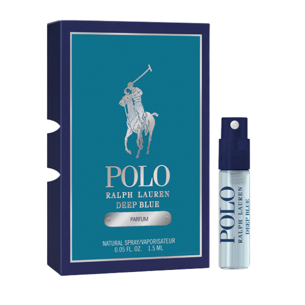 Perfume Miniatura Ralph Lauren Polo Deep Blue PARFUM 1.2 ML (Muestra) Hombre 1