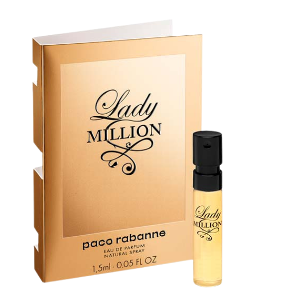 Perfume Miniatura Paco Rabanne Lady Million EDP 1,5 ML (Muestra) Mujer 1