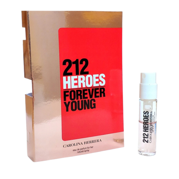 Perfume Miniatura Carolina Herrera 212 Heroes Forever Young EDP 1.5 ML (Muestra) Mujer 1