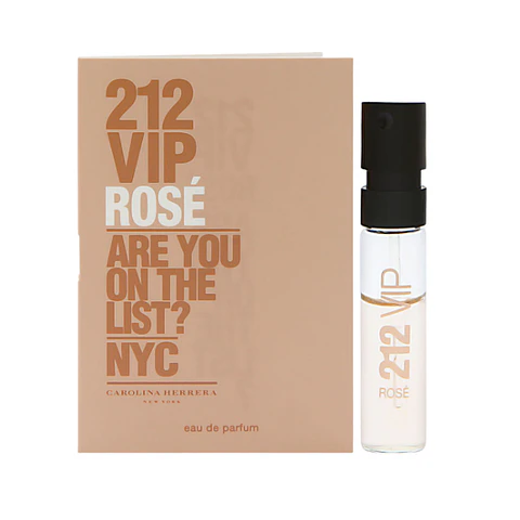 Perfume Miniatura Carolina Herrera 212 Vip Rose EDP 1.5 ML (Muestra) Mujer