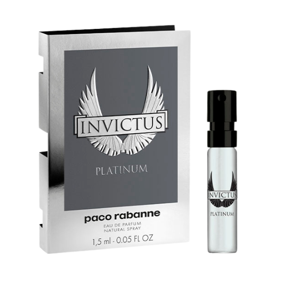 Perfume Paco Rabanne Invictus Platinum EDP 1.5 ML (Muestra) Hombre 1