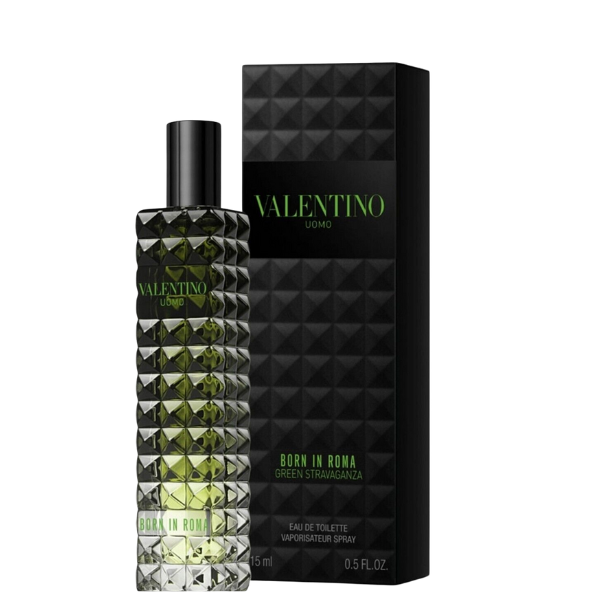 Perfume Valentino Uomo Born in Roma Green Stravaganza 15 ML Hombres 1