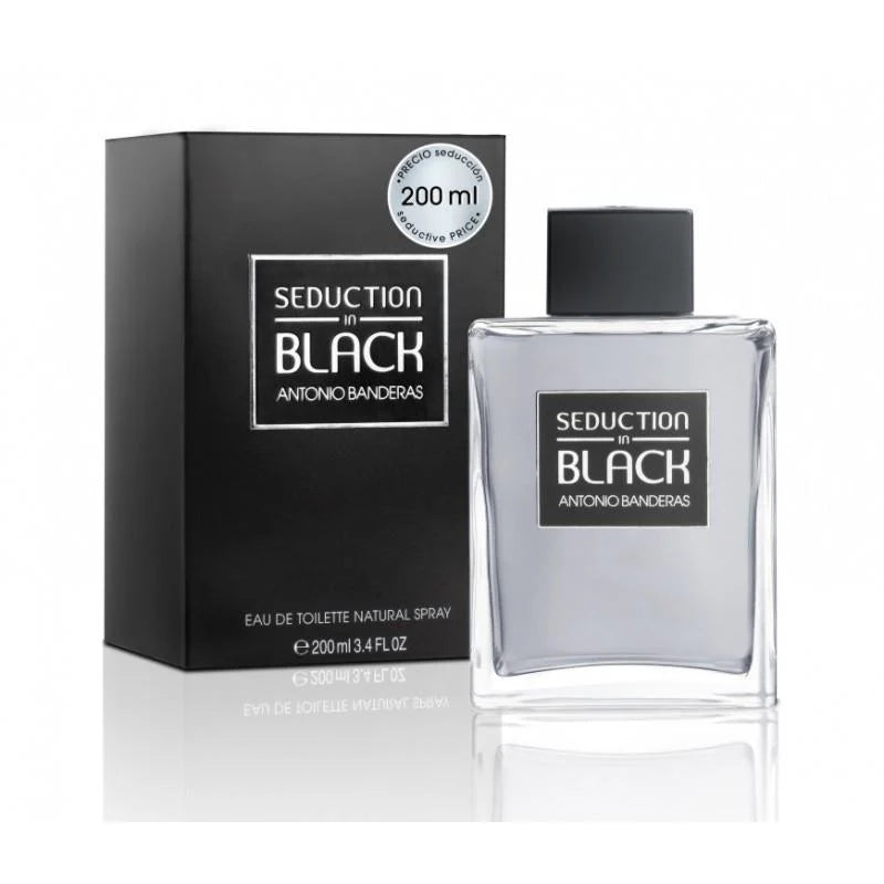 Perfume Antonio Banderas Seduction In Black Edt 200ml Hombre 1