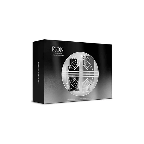 Estuche Antonio Banderas The Icon Edp 100ml + Deo 150ml Hombre (Negro EDP)