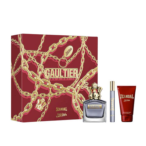 Set Jean Paul Gaultier Scandal For Him EDT 100ml + Gel 75ml + Travel 10ml Hombre