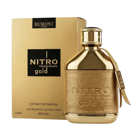 Perfume Dumont Nitro Gold Pour Homme  Extrait De Parfum 100 ML Unisex