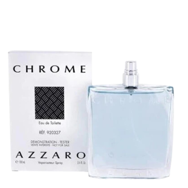 Perfume Azzaro Chrome EDT 100 ML Hombre Tester (Sin Tapa) 1