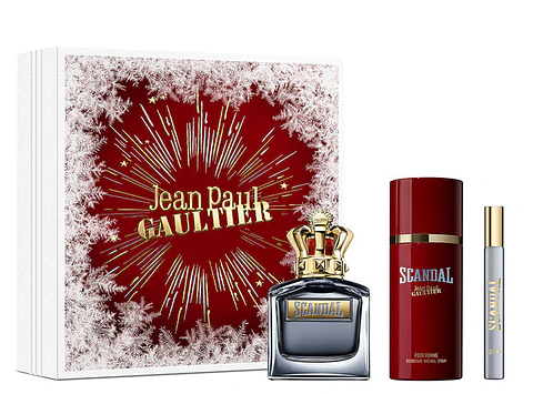 Perfume jean paul gaultier Scandal Pour Homme EDT 100 ML + 10 ML + Deo 150 ML Hombre