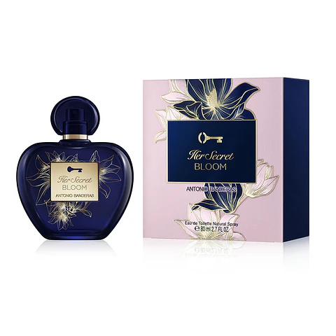 Perfume Antonio Banderas Her Secret Bloom EDT 80 ml Mujer