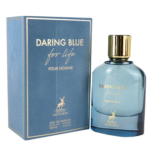 Perfume Maison Alhambra Daring Blue For Life Pour Homme Edp 100ML Hombre