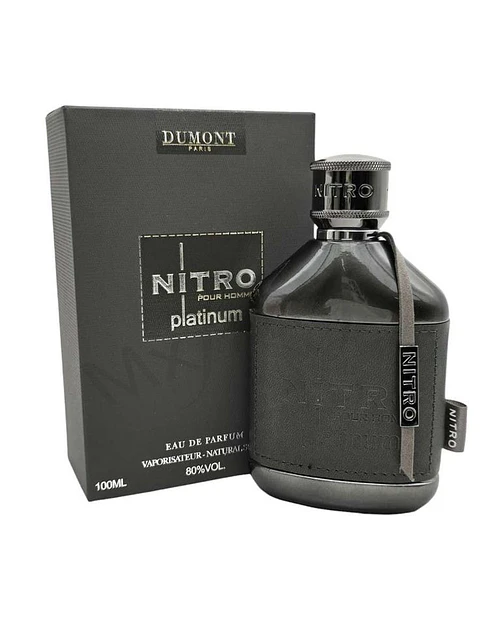 Perfume Dumont Nitro Pour Homme Platinum Edp 100ML Hombre (Inspiración black xs l'exces 100 ml)