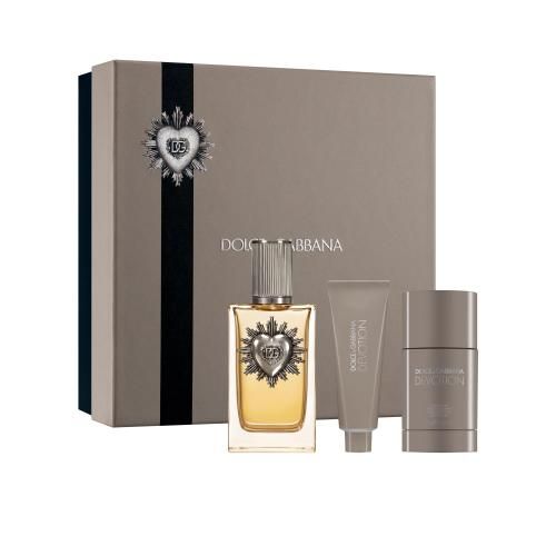 Estuche Dolce Gabbana Devotion pour Homme Edp 100 ml + Shower Gel 50 ml + Stick Deodorant 75g Hombre 1